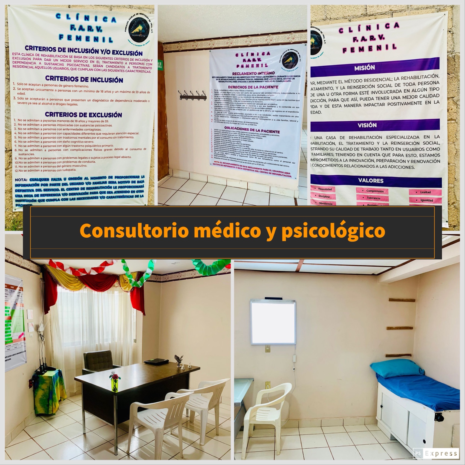 Consultorio médico y psicológico femenil